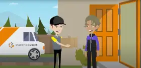 Lieferant von StaplerteileDirekt übergibt Paket. Die Sendungsverfolgung mit der oe nummer ist abgeschlossen.